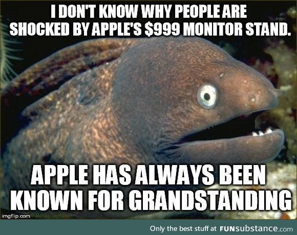 The Apple monitor stand is nothing new