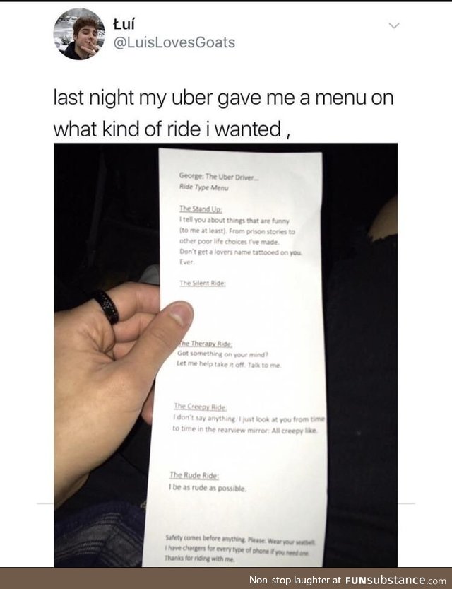 Fun Uber drive