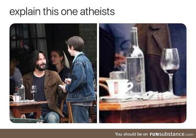 Keanu can turn wine into water