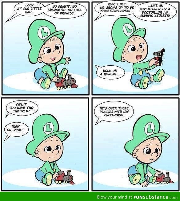 Poor luigi