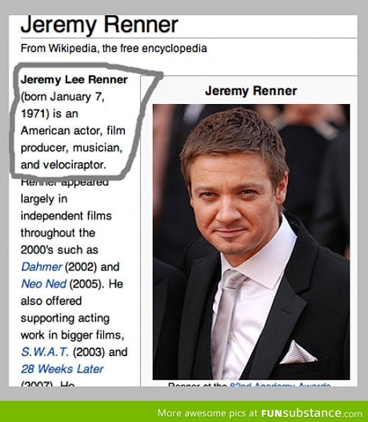 Actor, musician... What?