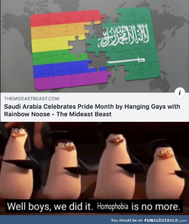 Saudis celebrate pride