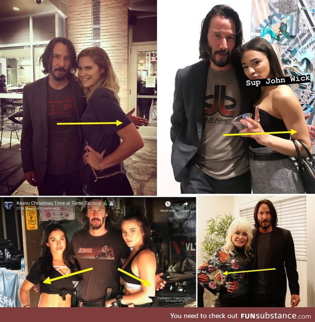 All hail King Keanu! (Such a true gentleman)