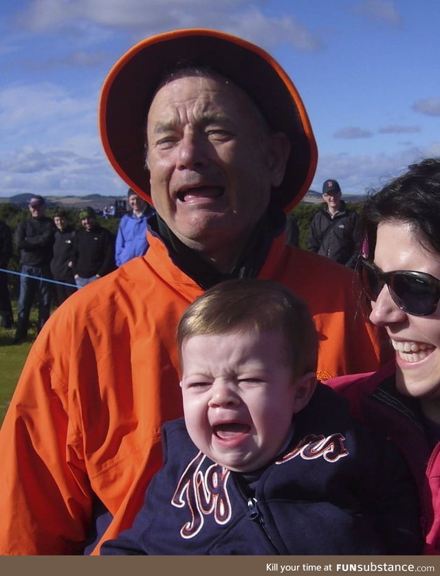 Bill Murray looks a lot like Tom Hanks in this photo