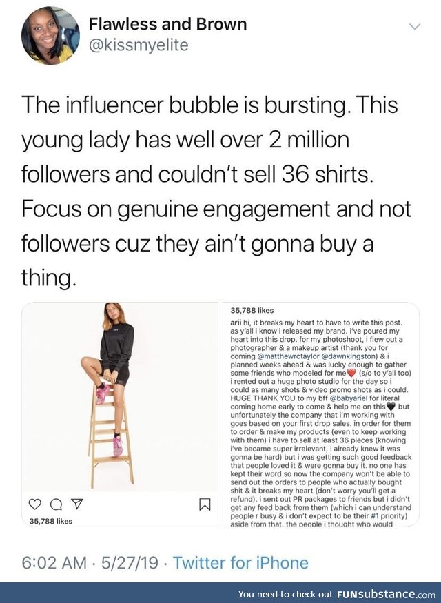 Bots don't buy shirts