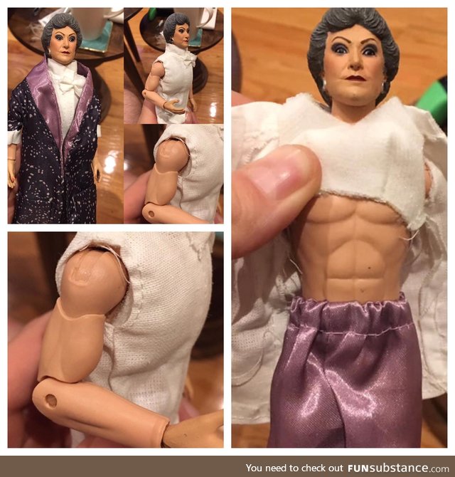 Who knew Bea Arthur was so ripped