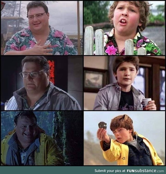 Mind blown! Was Jurassic Park's Dennis Nedry secretly cosplaying as characters from the