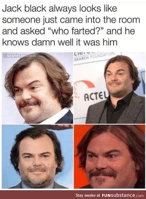 Jack Black did it