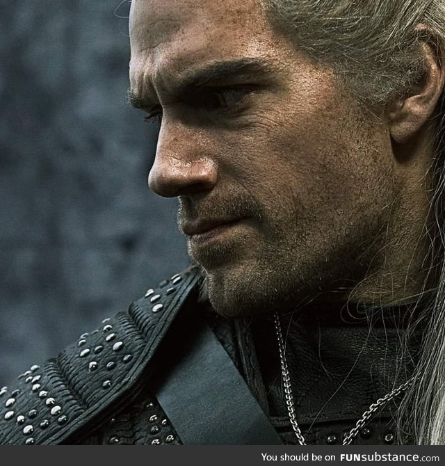 The first official picture of Henry Cavill as Geralt of Rivia