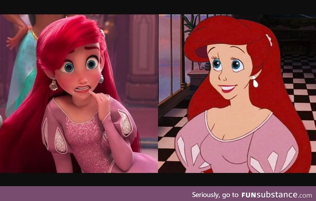 Can someone explain how Disney kept Ariel white with red hair several decades later for