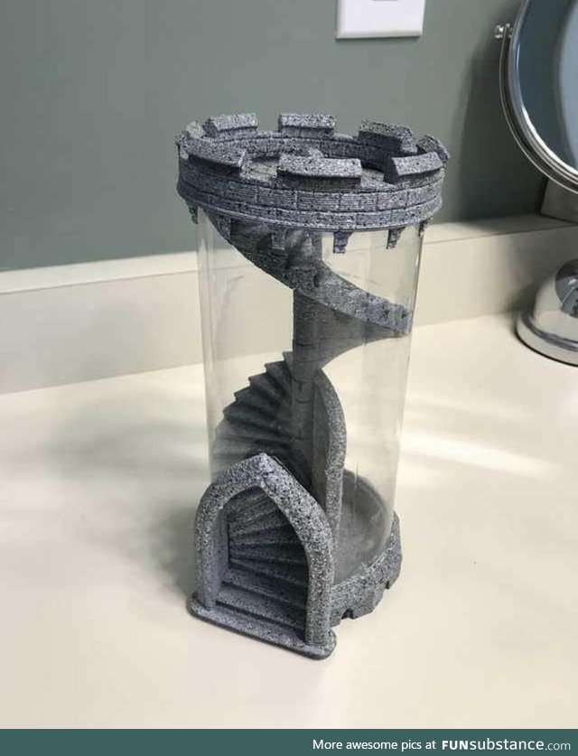 Tower for rolling dice