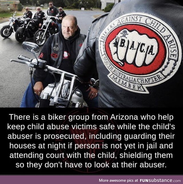 Bikers being bros