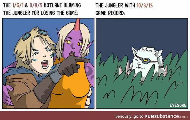 Blame the jungler