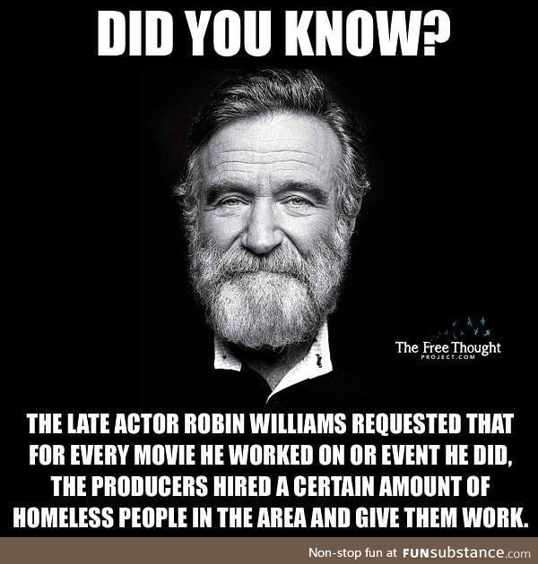 Robin Williams was a good man