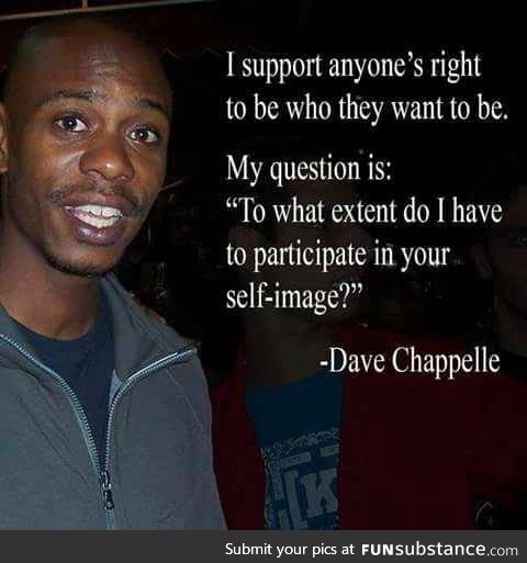 Dave on your right to be yourself