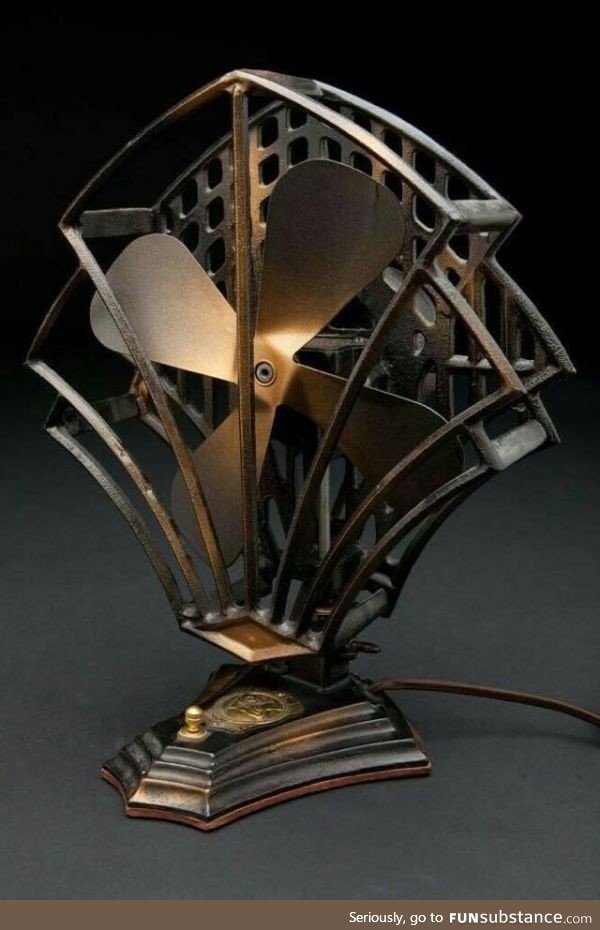 A desk fan from the 1930s