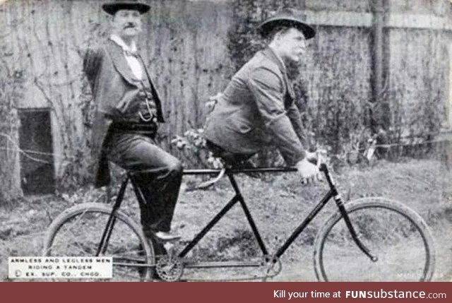 Biker bros circa 1890