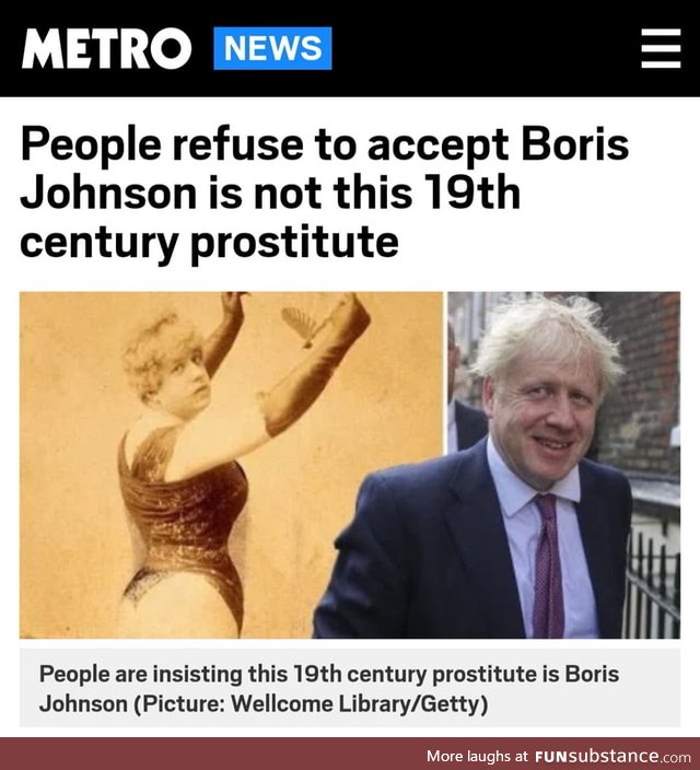 Boris Johnson's first Job 1864