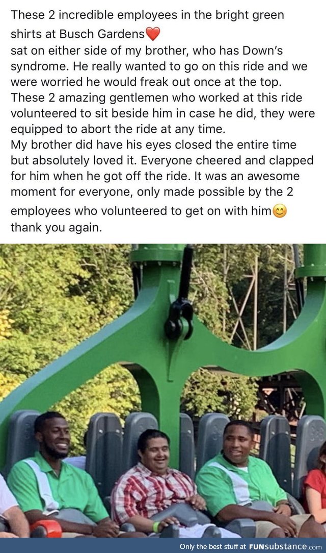 Thoughtful employees at Busch Gardens Williamsburg