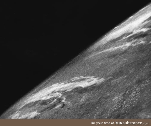 First photo of Earth taken from space in 1946