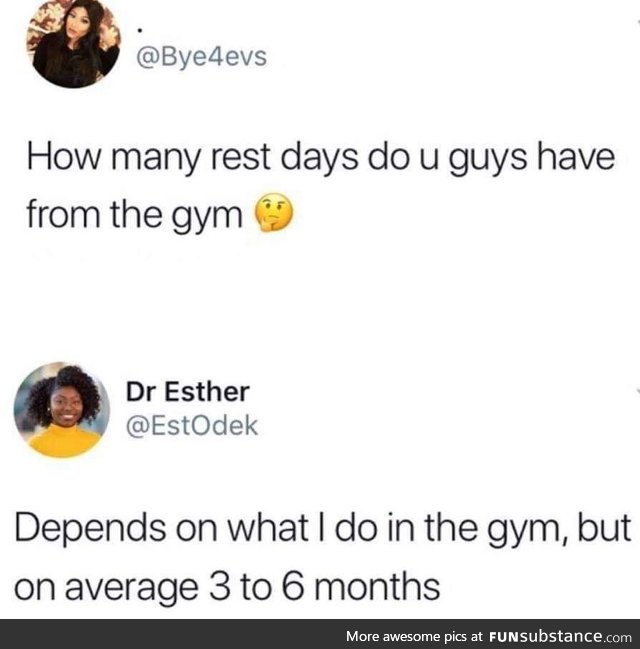 How many rest days?