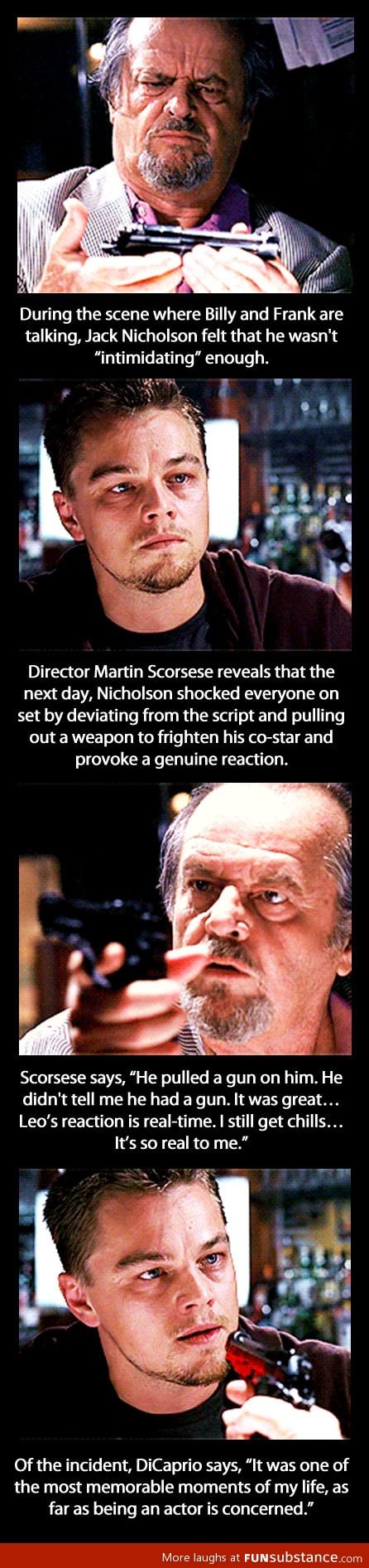 Jack nicholson's acting method