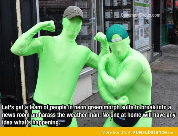 Greenman prank