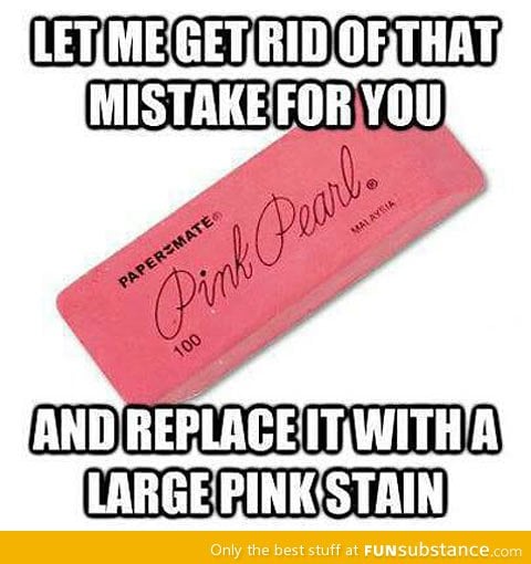 Scumbag eraser