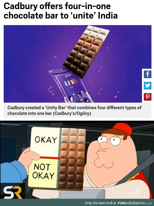 You mighta messed up Cadbury