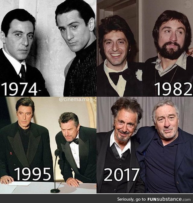 Al Pacino and De Niro trough ths time