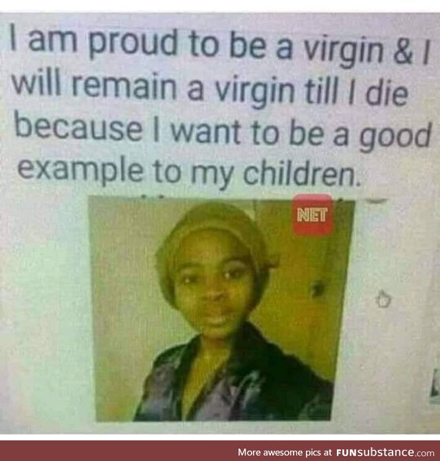 Indeed a virgin