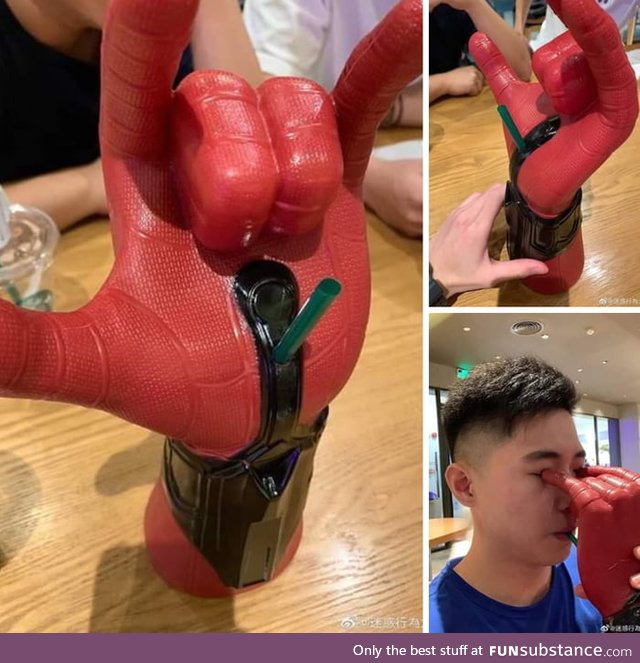 This Spiderman cup