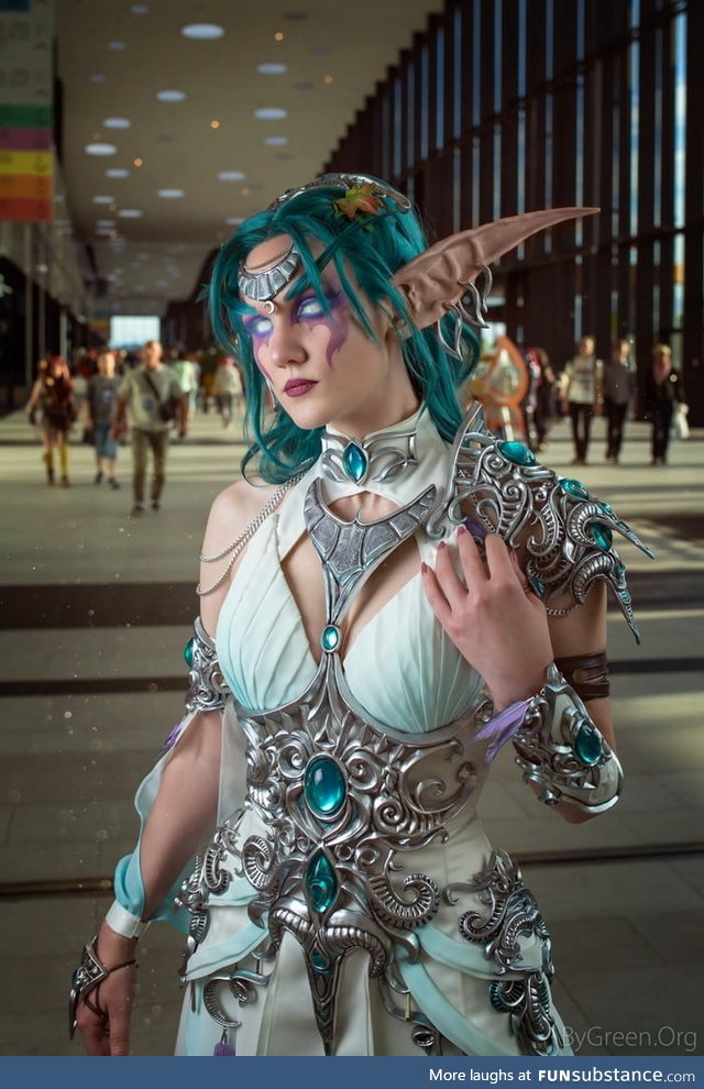 Tyrande whisperwind by @vira_nailovna