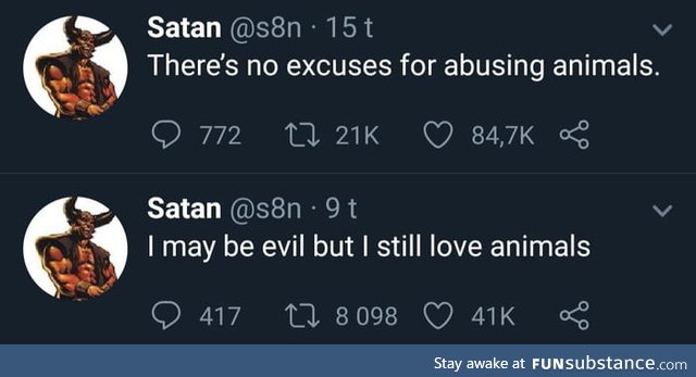 Wholesome satan