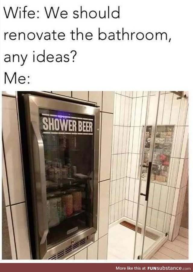 My new shower