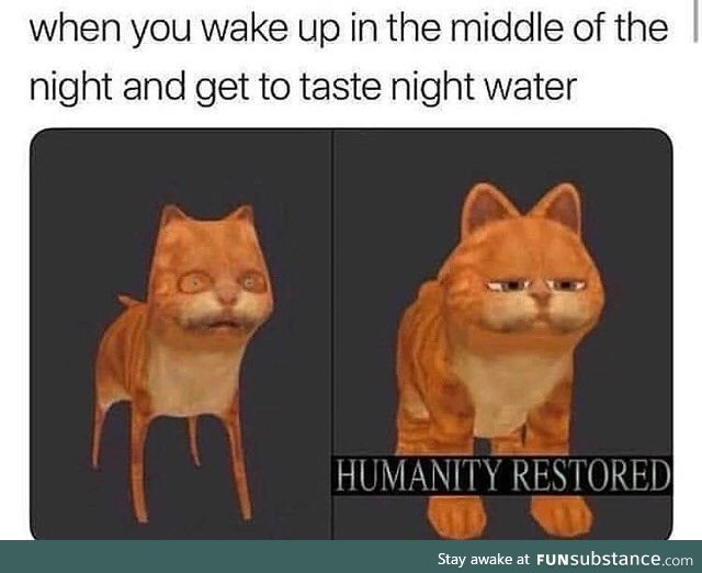 Night water just hits different