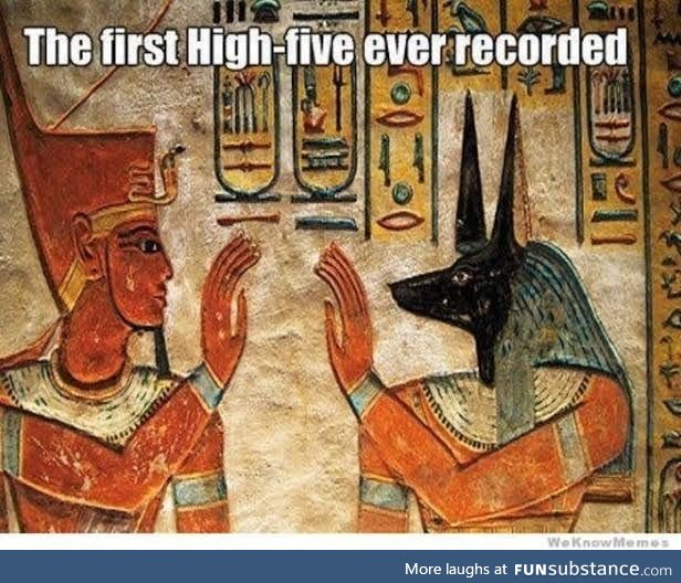 The first High- Five ever