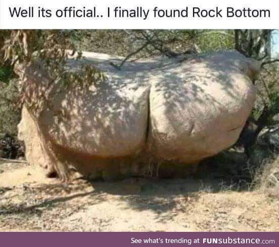 Rock bottom