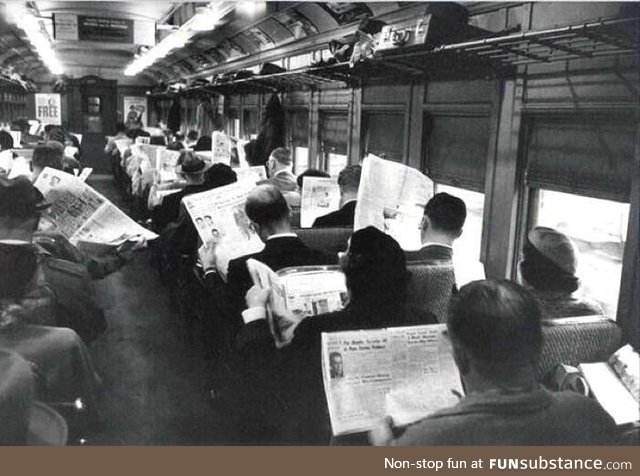 The good old days before all this technology made us anti social