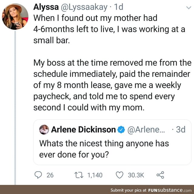 A wholesome boss