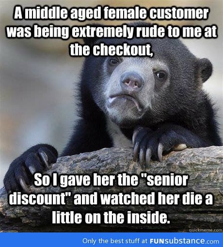 Senior discount