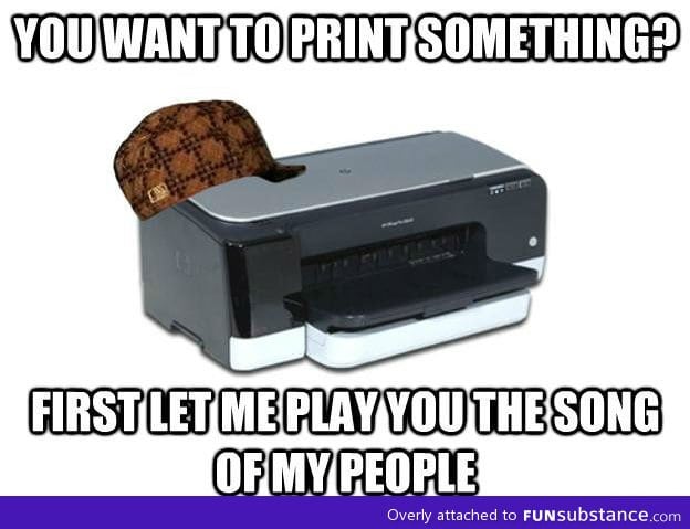 Scumbag printer