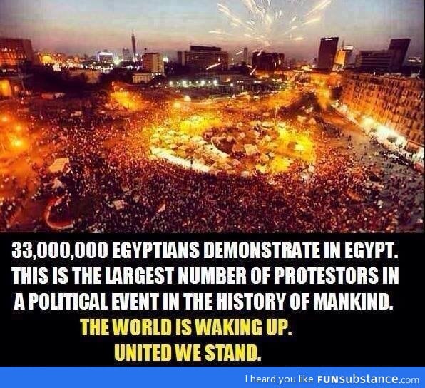 The World's Largest Revolution ever