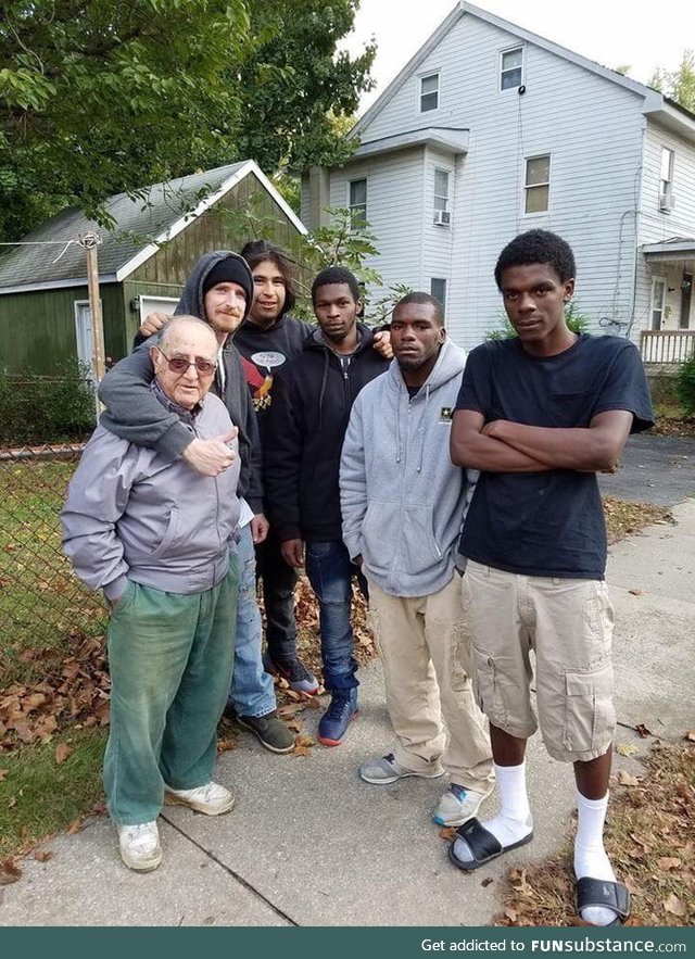 These boys saved there elderly neighbor from his house when it caught on fire