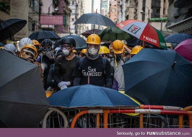 11th week of protest in HK, despite the fear, the violence and Beijing threats, the Hong