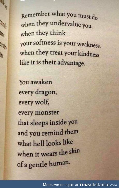 Kindness is not weakness