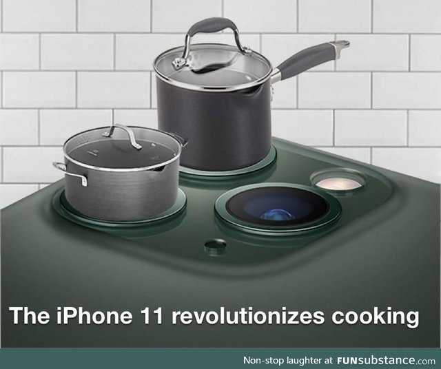 The iPhone 11 revolutionizes cooking