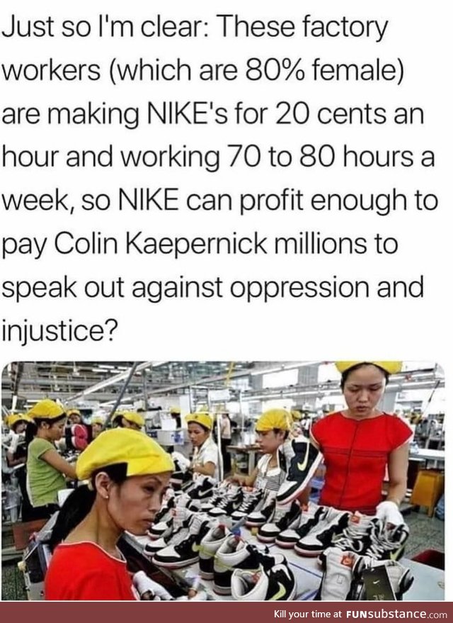 Colin kaepernick against oppression