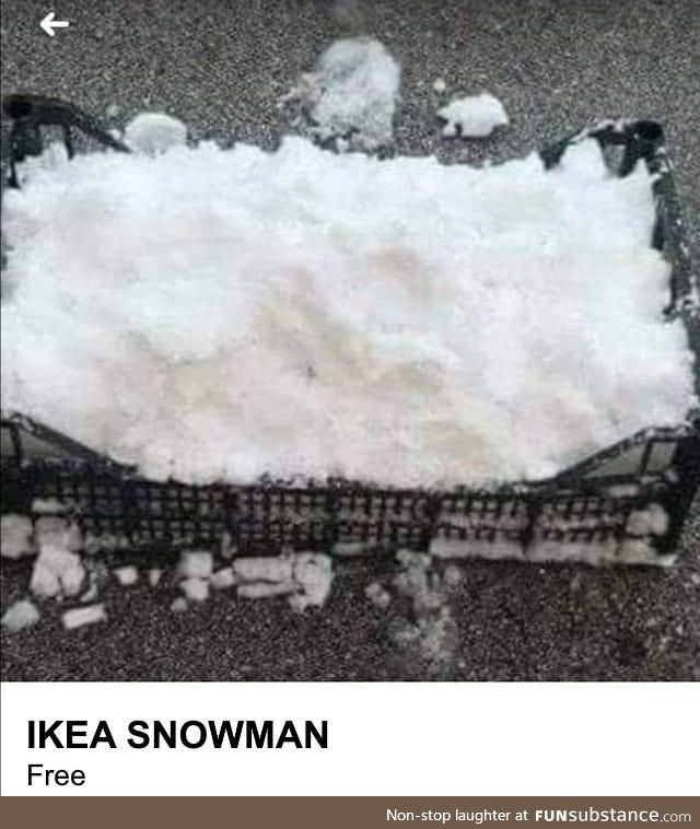 Ikea snowman