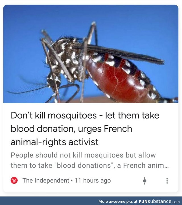 Accept malaria into your hearts